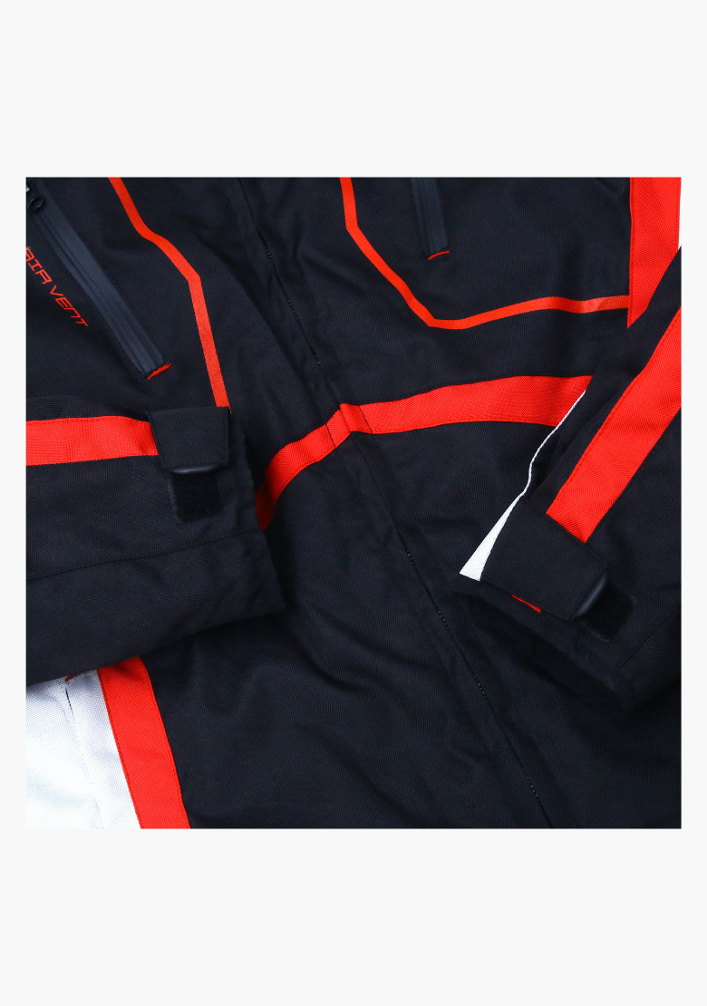 GCL Invader Armoured Motorcycle Textile Jacket Red