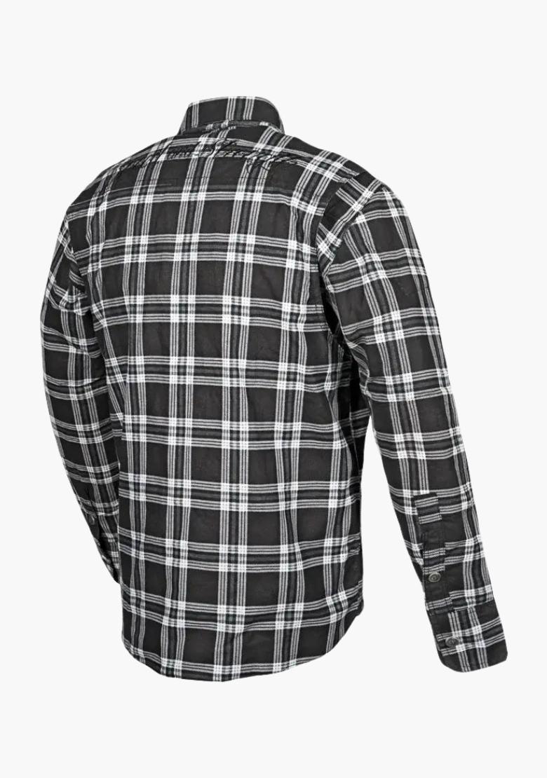 WCL Flannel Kevlar Black 9 Moto Shirt