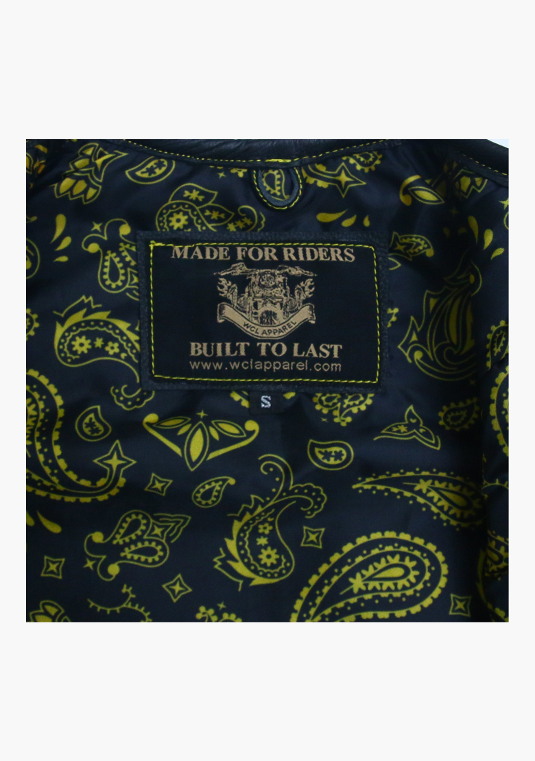 WCL Leather Club Vest w/t Mellow Design