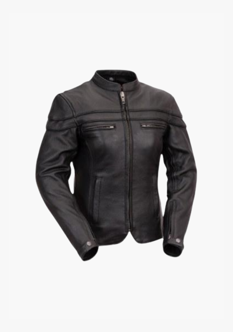 GCL Ladies Maiden Style Leather Jacket w/t Zip Out Liner