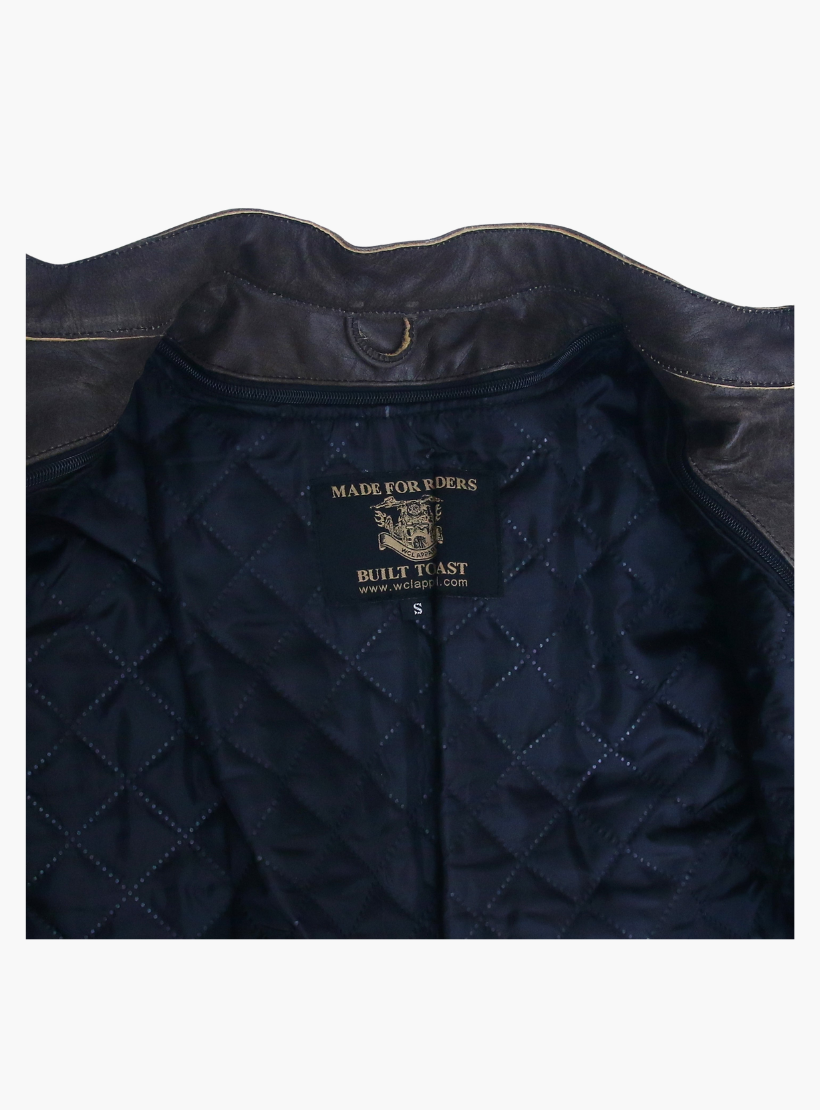 GCL Leather Scooter Style Motorcycle Jacket