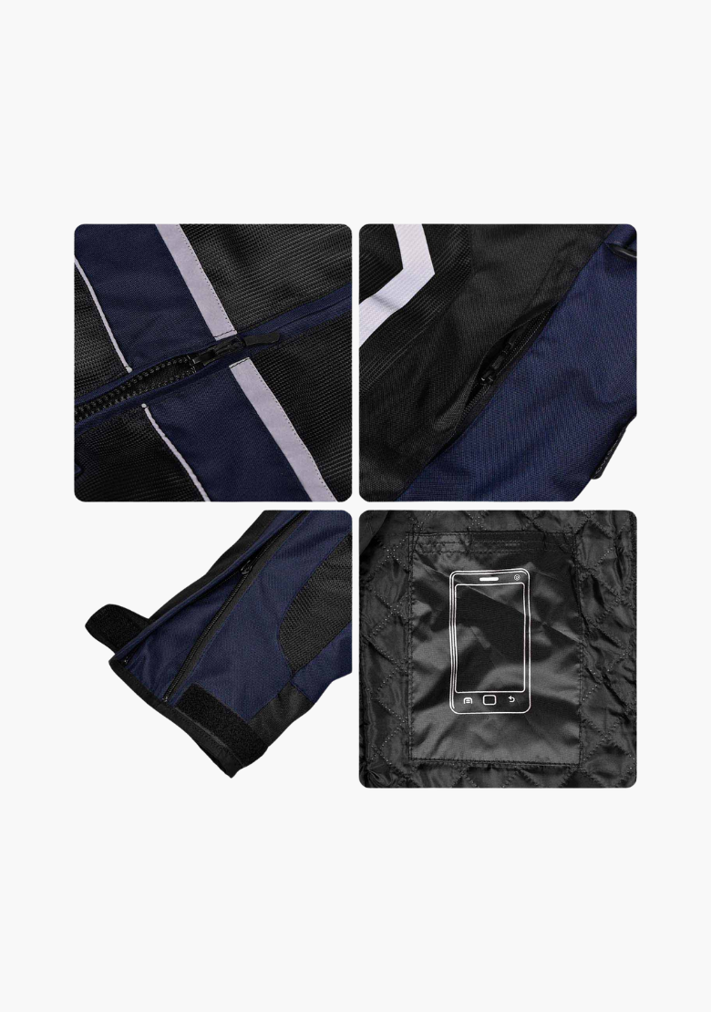 GCL Air Collection Armoured Textile Jacket - Blue