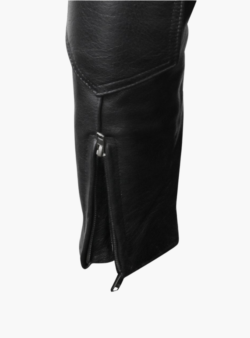 GCL Cowhide Leather Classic Vented Racer Jacket