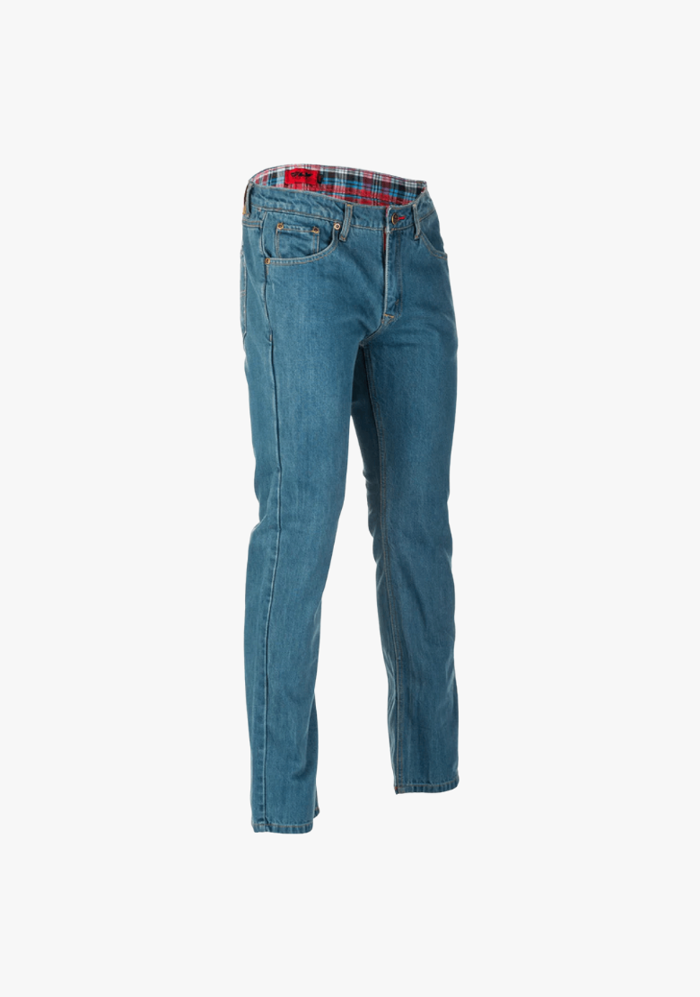 GCL Motorcycle Refinforced Kevlar Riding Jeans - Light Blue