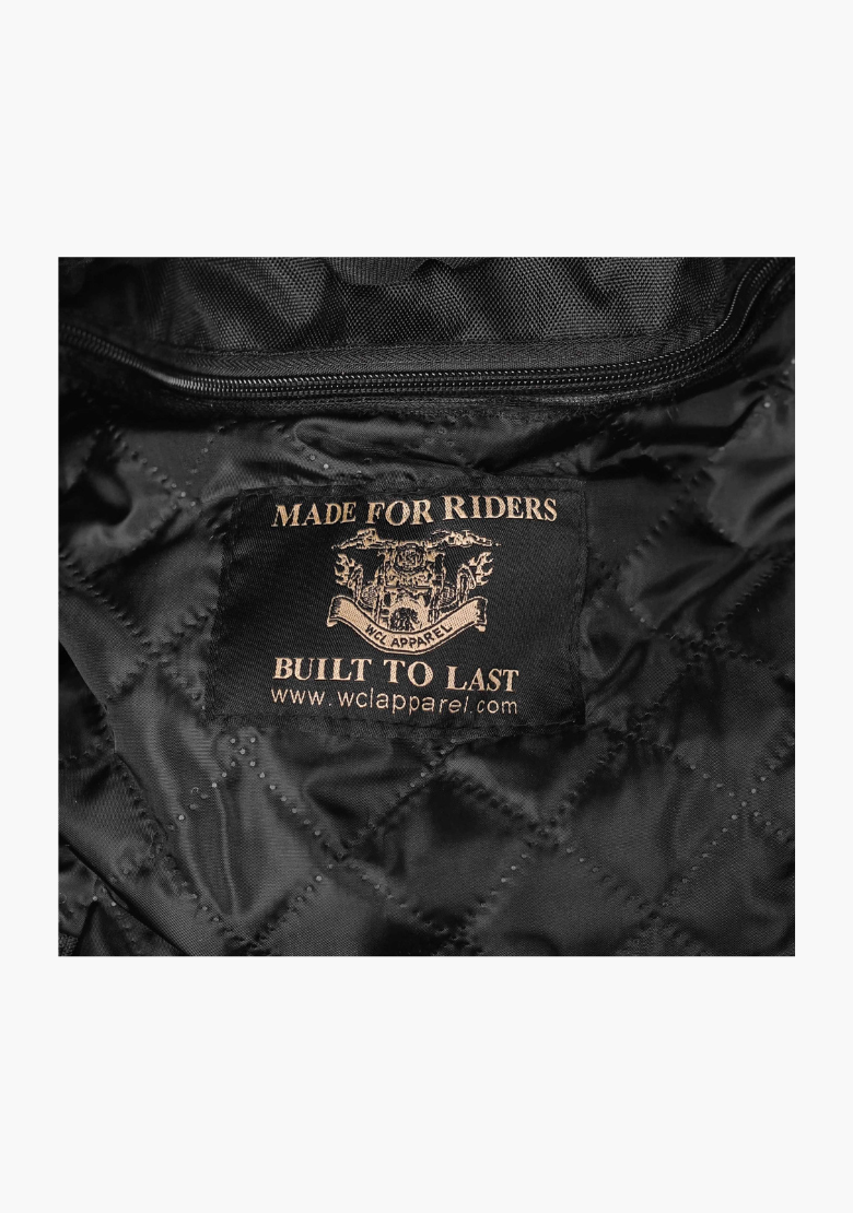 WCL Invader Armoured Motorcycle Textile Jacket - Black