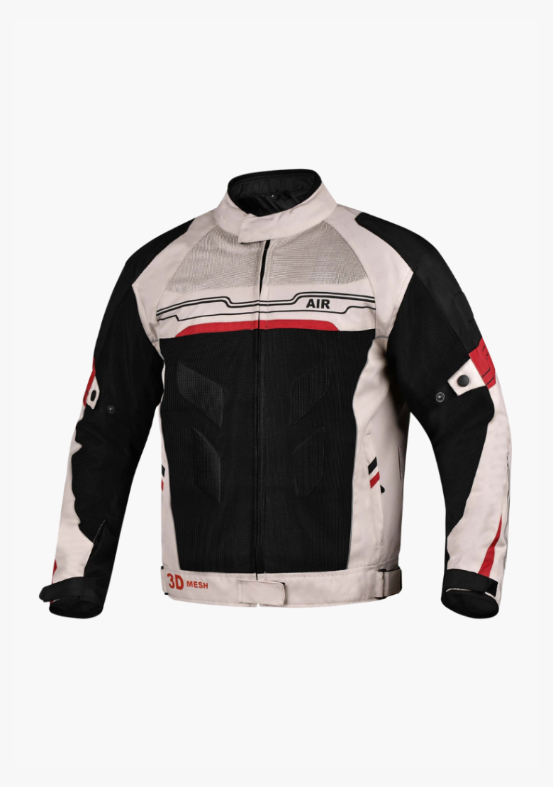 GCL Air Collection Armoured Textile Jacket - White
