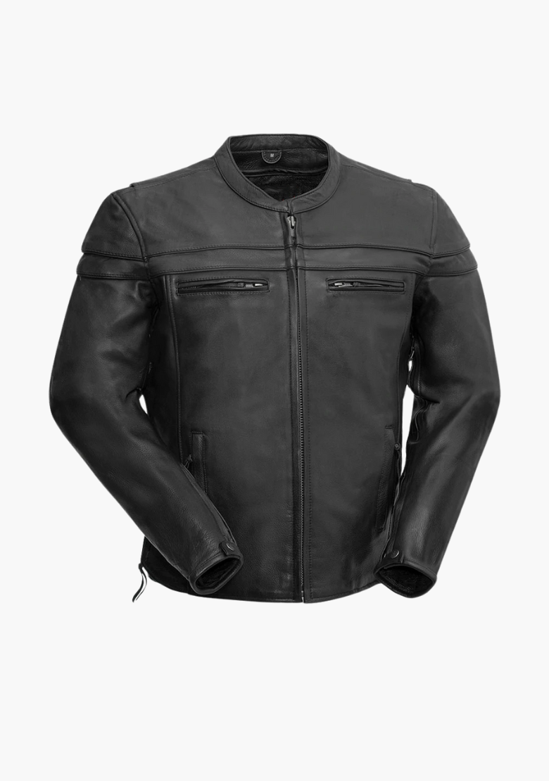 GCL Leather Cruiser Motorcycle Jacket