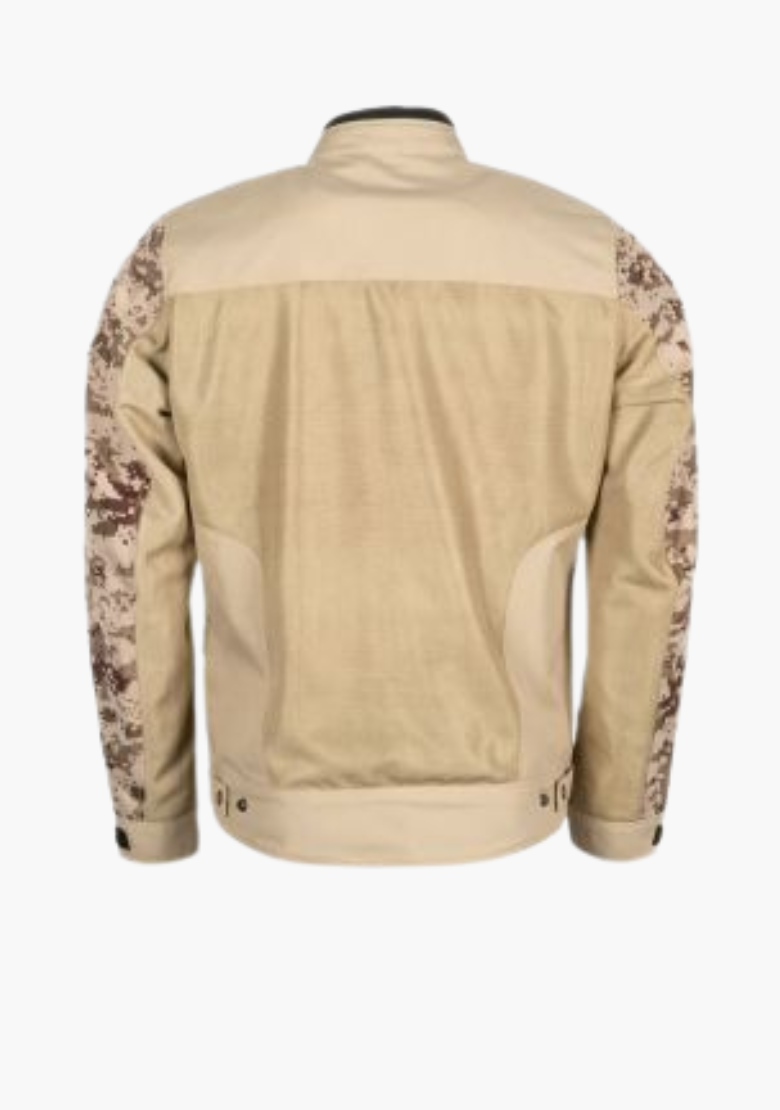 GCL Men's Brown Camouflage Mesh Jacket