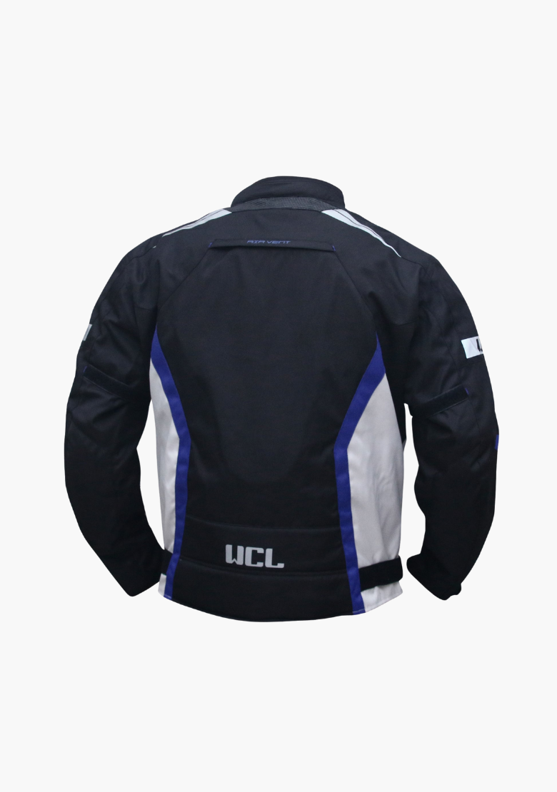 GCL Invader Armoured Motorcycle Cordura Jacket - Blue