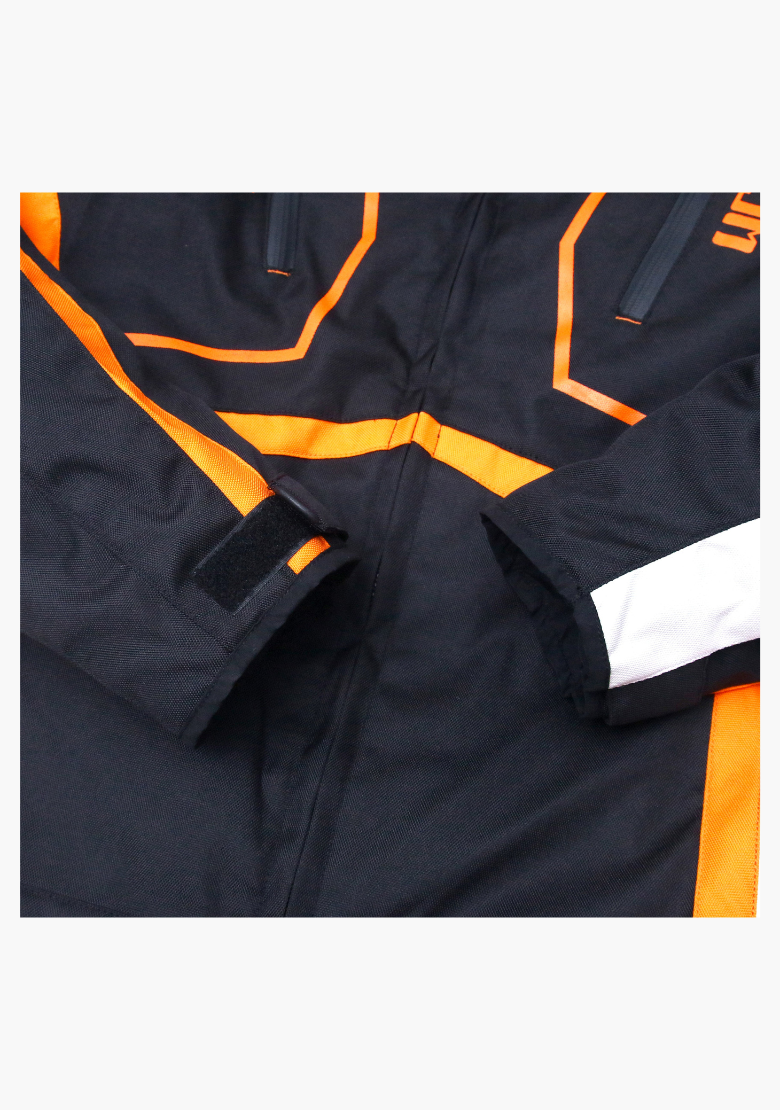 GCL Invader Armoured Motorcycle Textile Jacket - Orange