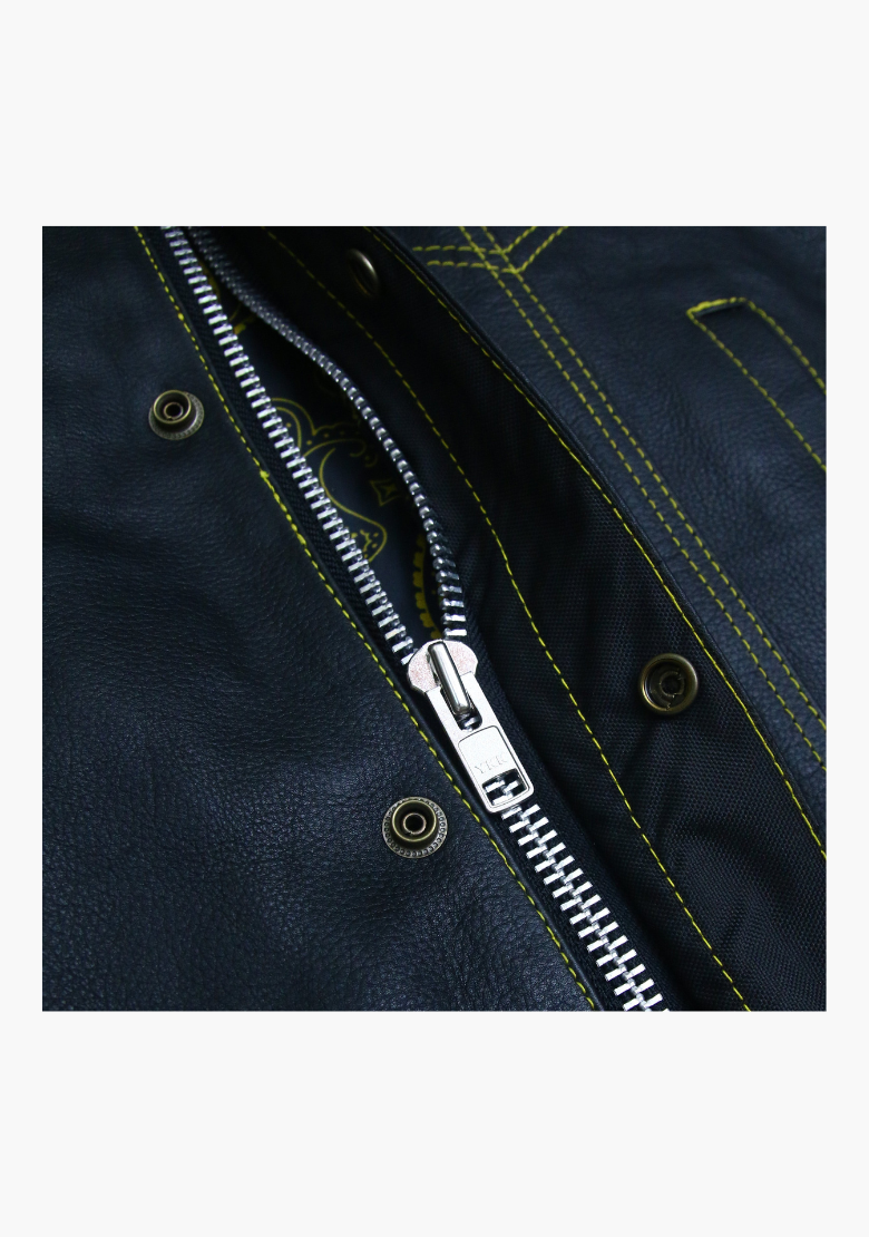 WCL Leather Club Vest w/t Mellow Design