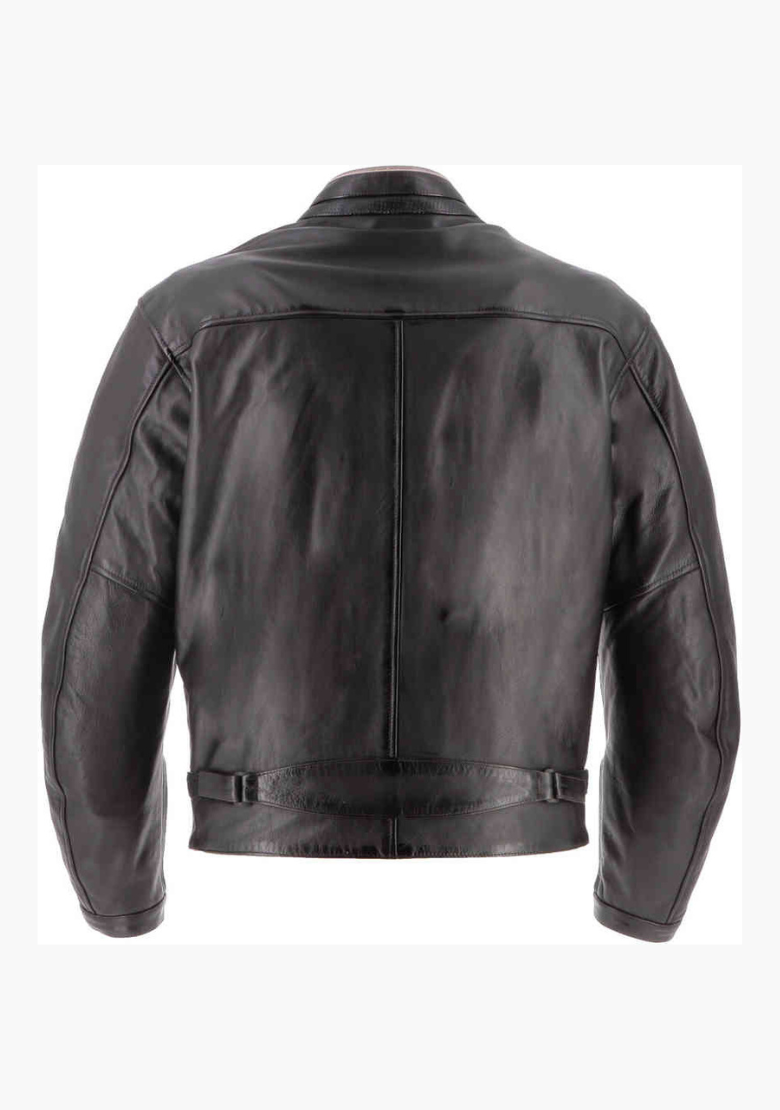 GCL Ace Brown Leather Jacket with CE level 2 Ghost Armor
