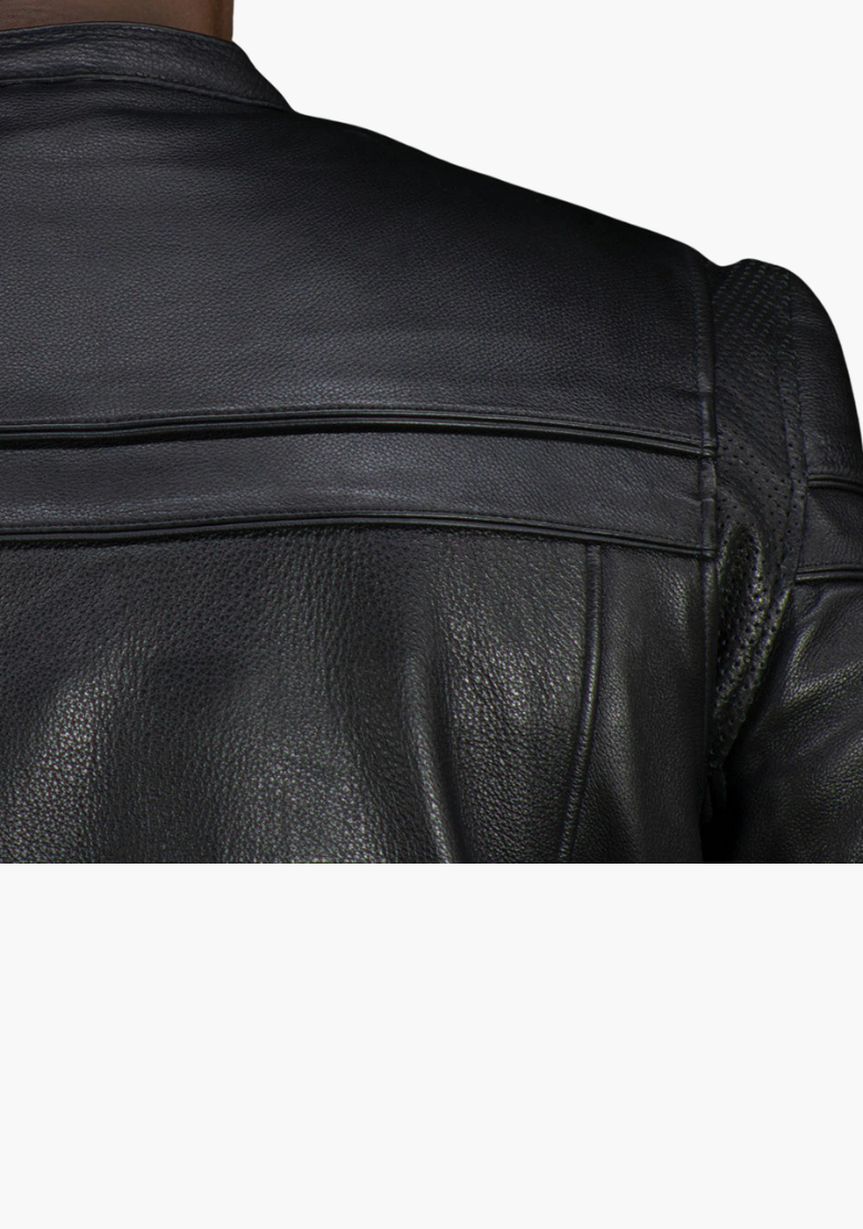 GCL Leather Cruiser Motorcycle Jacket