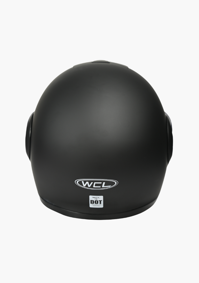 GCL 786 Modular Full Face Motorcycle AS/NZS approved Helmet with Double Lens Visor - Mattblack