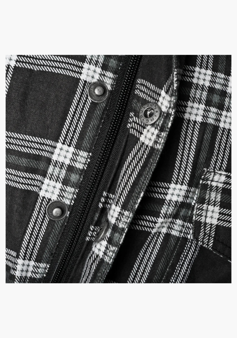 WCL Flannel Kevlar Black 9 Moto Shirt