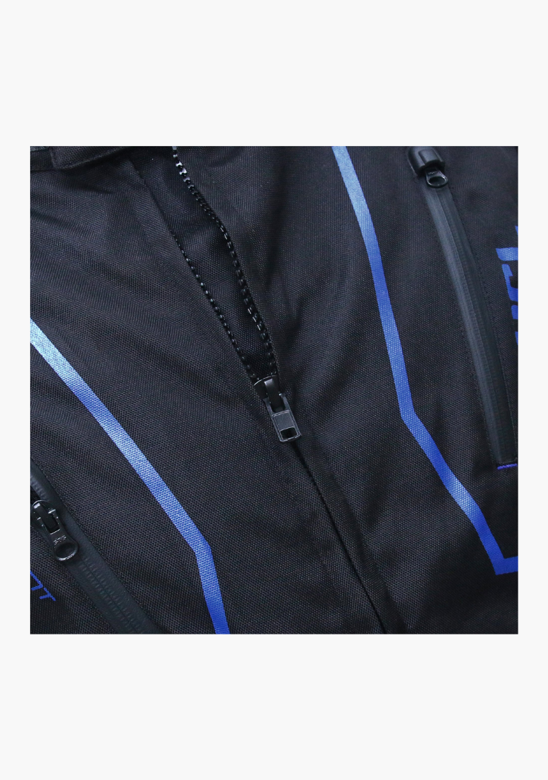 GCL Invader Armoured Motorcycle Cordura Jacket - Blue