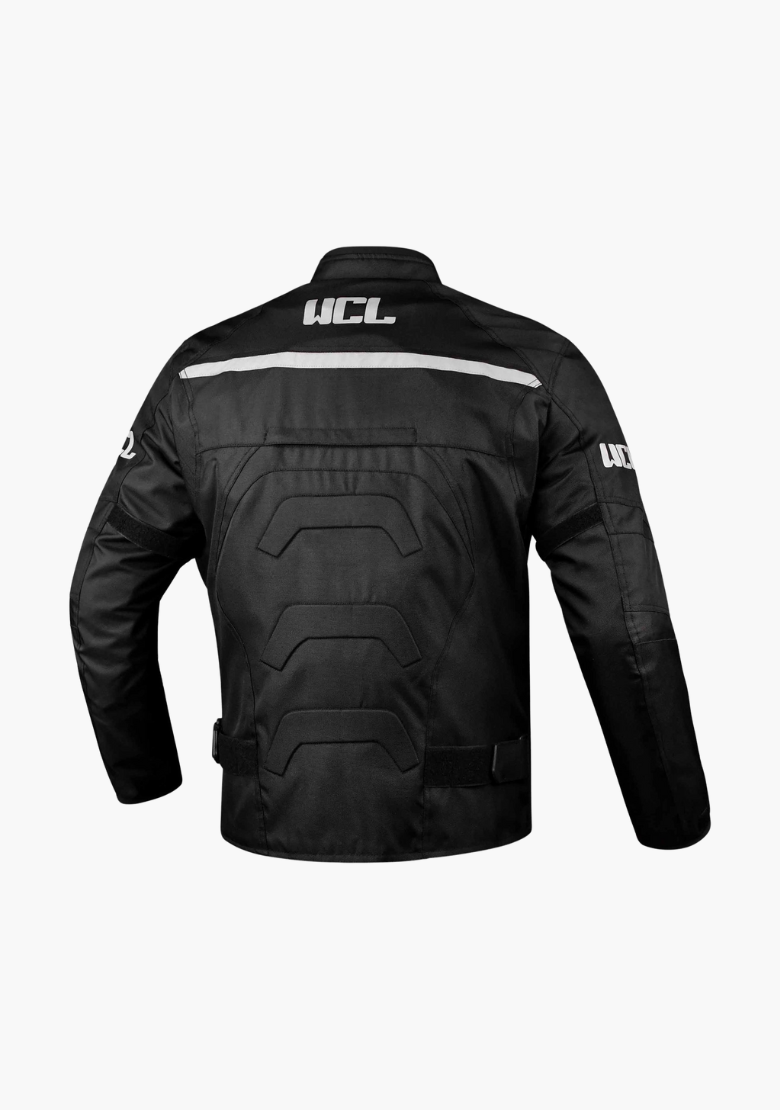 GCL Conqueror Armoured Motorcycle Textile Jacket - Black