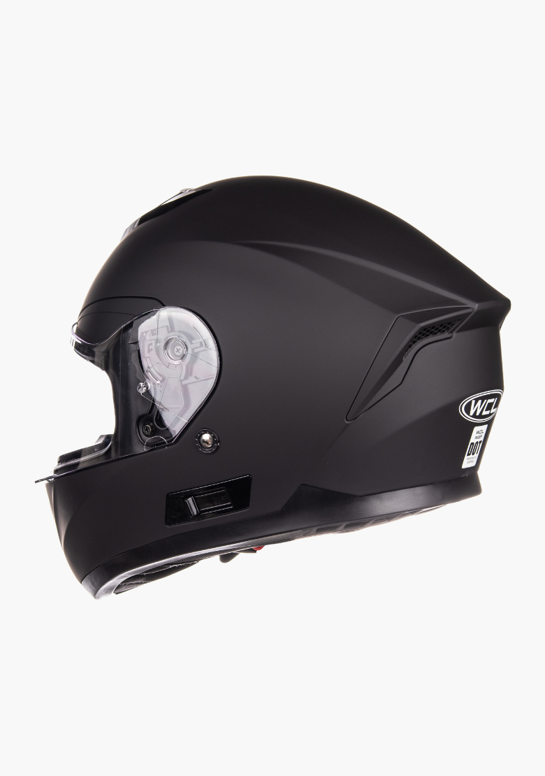 GCL Raider Full Face Motorcycle Helmet - Drop Down Tinted Visor, Quick Release Buckle, AS/NZS and ECE Approved