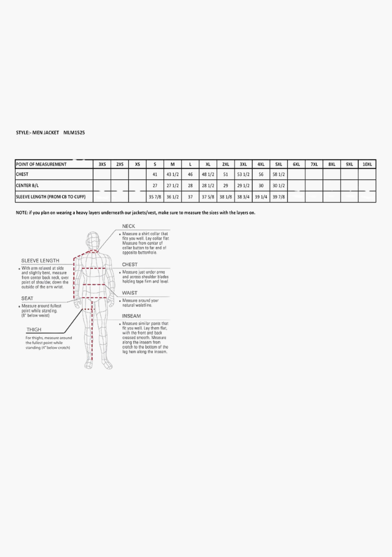 GCL Premium Beltless Leather Classic Jacket With Dual Gun Pockets & Zip Out Liner