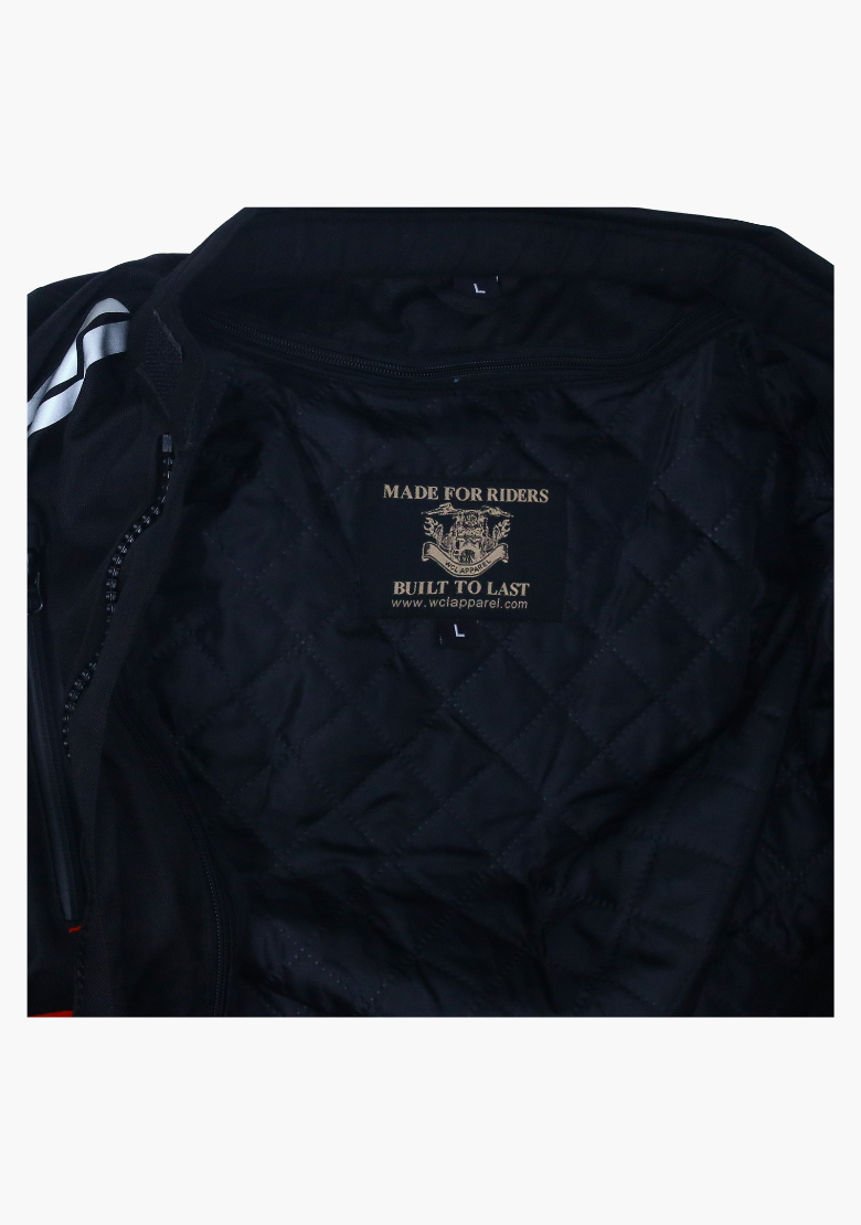 GCL Invader Armoured Motorcycle Textile Jacket Red