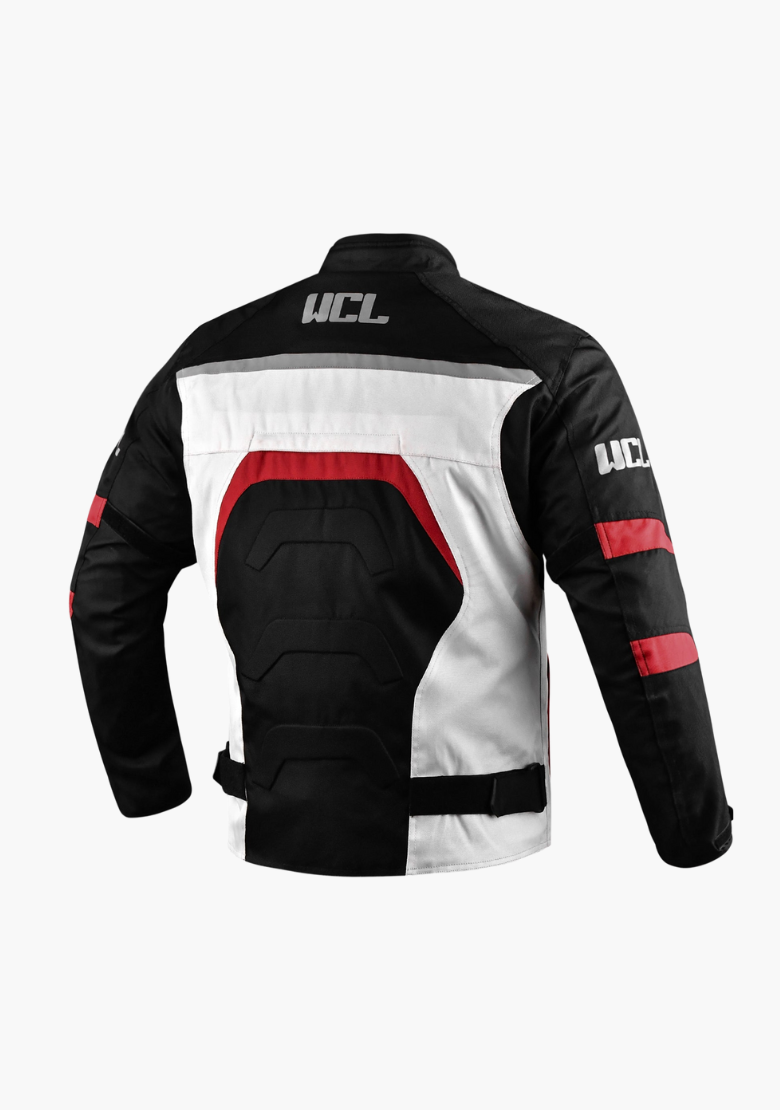 GCL Conqueror Armoured Motorcycle Textile Jacket - Red