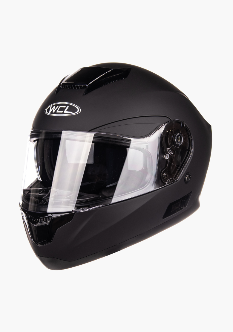 GCL Raider Full Face Motorcycle Helmet - Drop Down Tinted Visor, Quick Release Buckle, AS/NZS and ECE Approved
