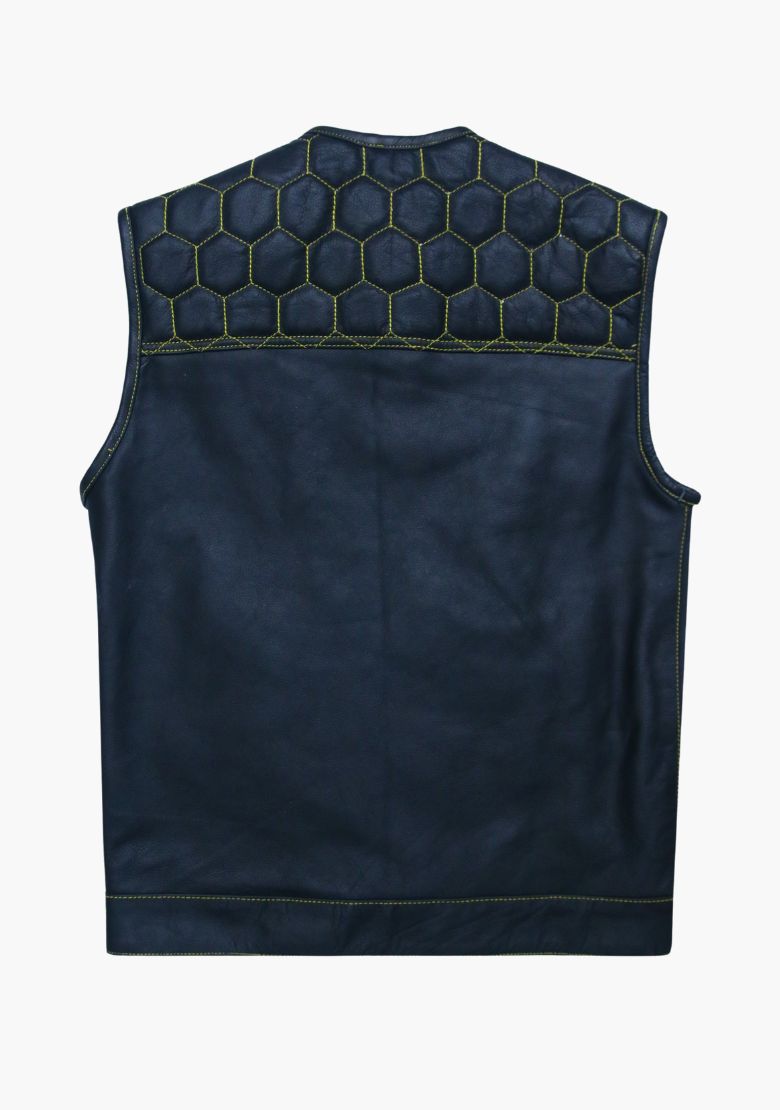 WCL Leather Club Vest w/t Mellow Design