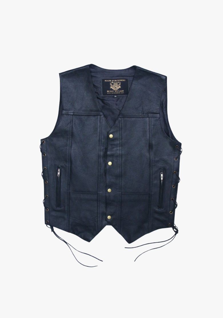 GCL Western style Ten Pocket Leather Vest