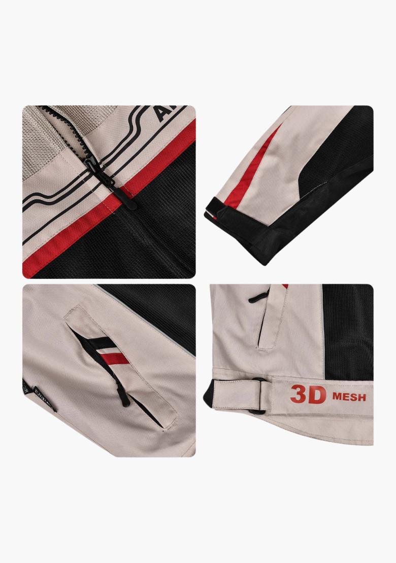 GCL Air Collection Armoured Textile Jacket - White