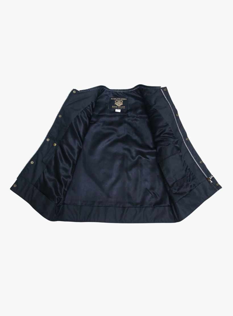 GCL Hybrid Canvas Leather Club Vest w/t Beige Canvas