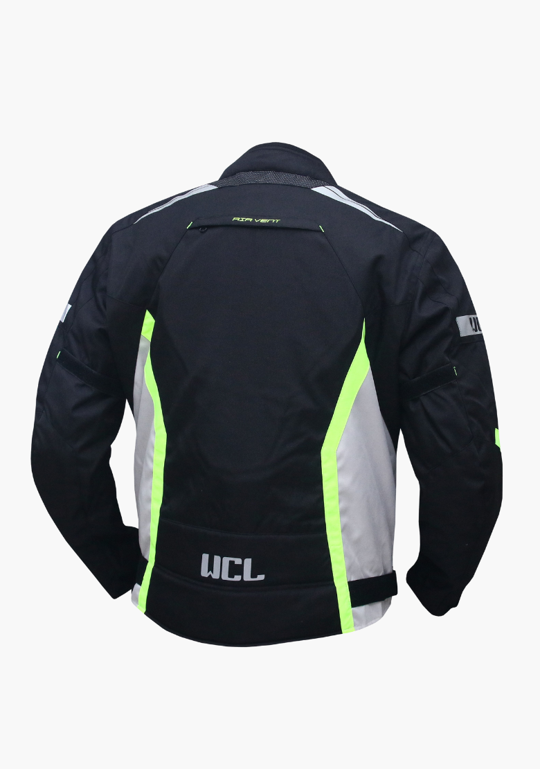 GCL Invader Armoured Motorcycle Textile Jacket - Green