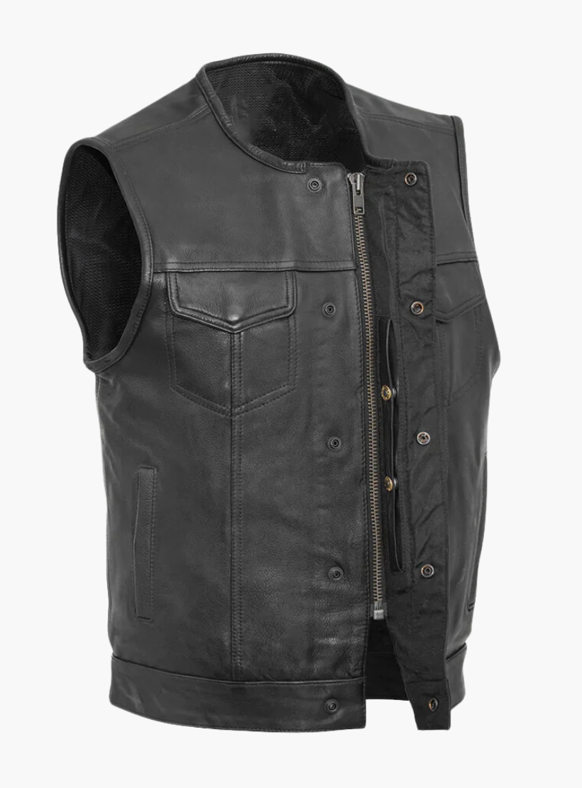 GCL SOA Style Leather Club Vest