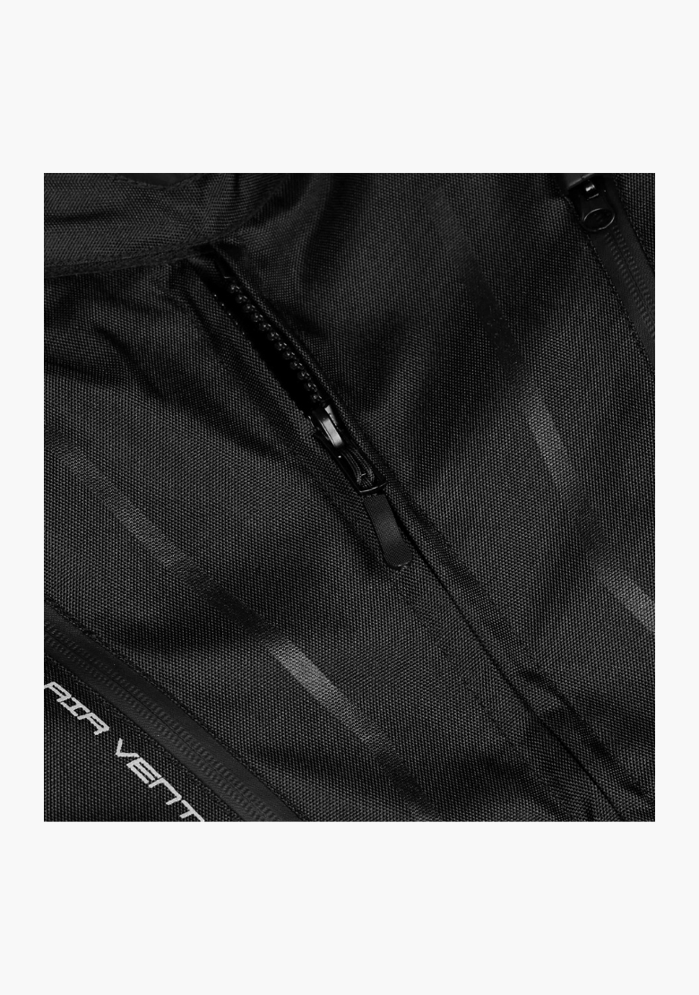 WCL Invader Armoured Motorcycle Textile Jacket - Black