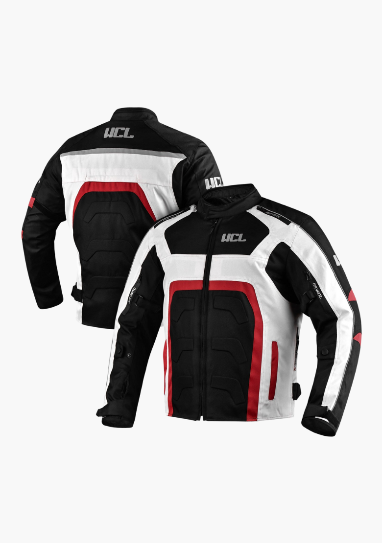 GCL Conqueror Armoured Motorcycle Textile Jacket - Red