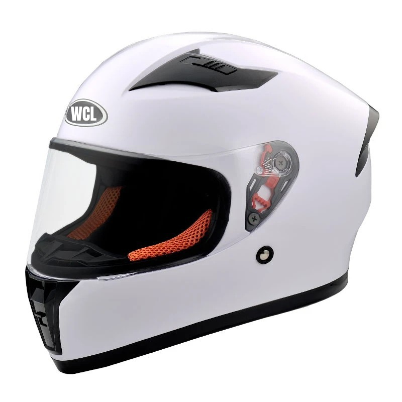 GCL AS/NZS Approved 755 Full Face Motorcycle Full Face Helmet - White
