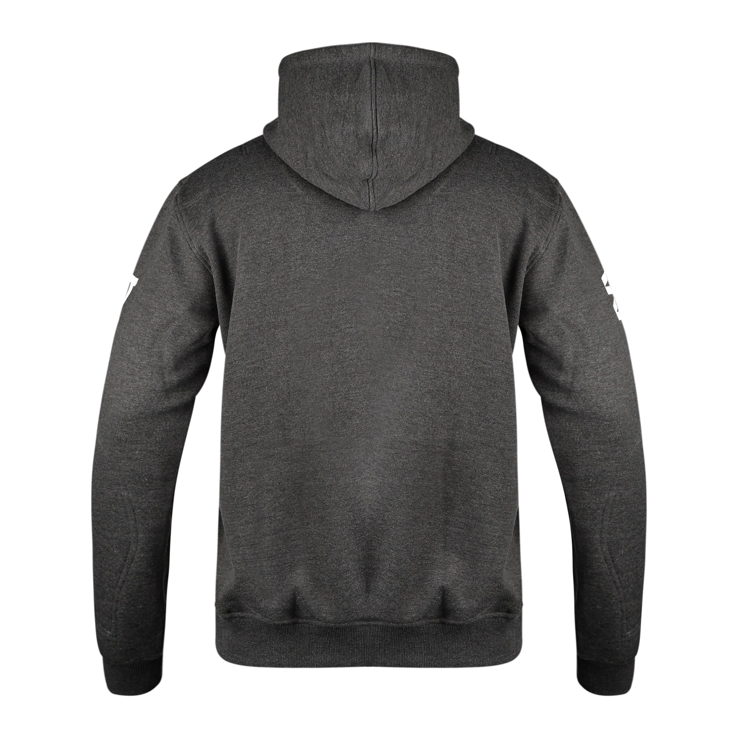 WCL Armoured Kevlar Lined Motorcycle Riding Hoodie - Charcoal Gray